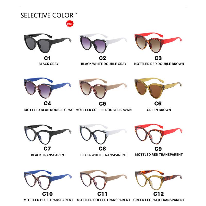 Personality Exquisite Cat Eye Sunglasses Women Men High End Simple Artistic Sense Sun Glasses Climbing Camping Beach Party Shade Glasses