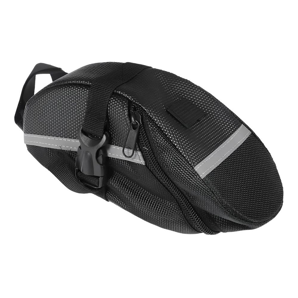 

1 шт. Сумка под седло для велосипеда, Сумка на хвост для горного велосипеда, Сумка-подушка для велосипеда, Складная сумка на хвост, Сумка для хранения, Велосипедное оборудование, Аксессуары чёрный