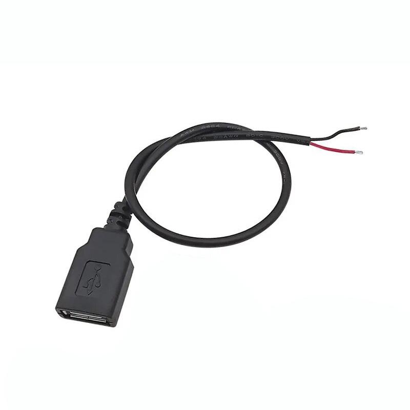 USB 2.0 Type A Male Female Power Supply Extension Cable USB Connector 2Pin 4Pin Wire Charger DIY Data Line