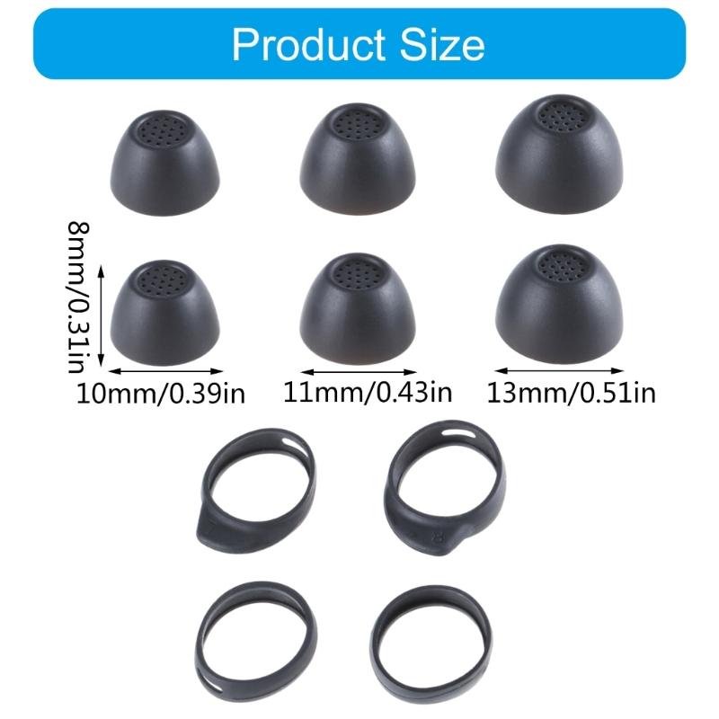 1Set Silicone Eartips Set  for Buds FE Wireless Earbuds Enhances Sound Easy Installs 4 Size