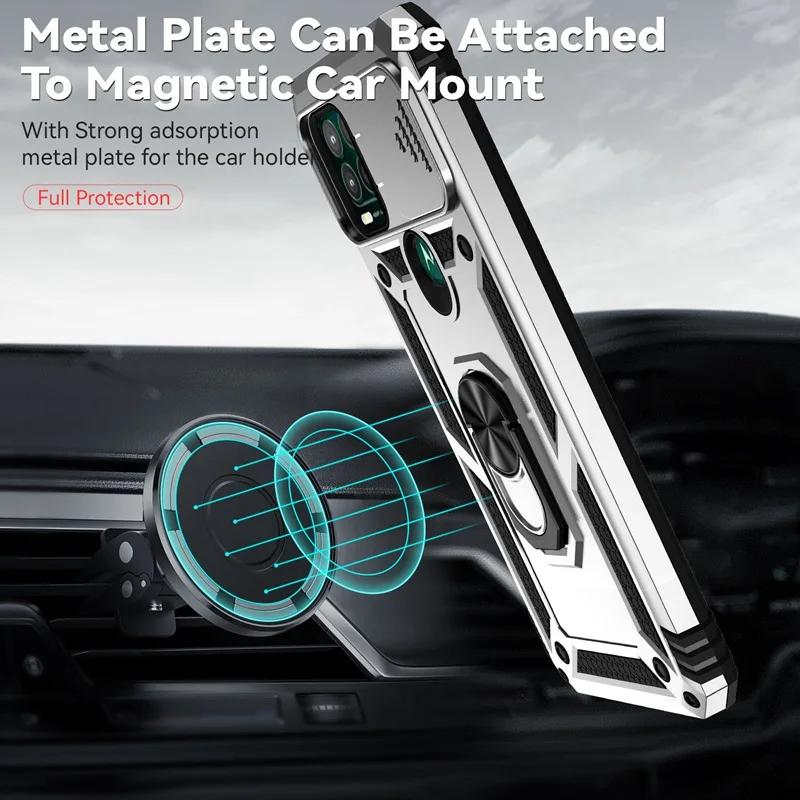 Slide Camera Protect Phone Case For Motorola Moto G Stylus 5G 2021 Ring Holder Kickstand Armor Cover MotoG Stylus 5G 2021 Cases