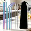9Pcs 304 Stainless Steel Straw Set Colorful Metal Straws Bar Drinks Coffee Milk Tea Juice Drinking Utensils