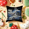 F-Fast And F-Furious R-R34 Cushion Cover Plush Fabric Soft Double-Sided Printed Sofa Warm Winter Home Gift Pillow Cover