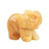 Animals Rose Quartz Elephant Small Decoration Elephant Statue Christmas Present Stone Crafts