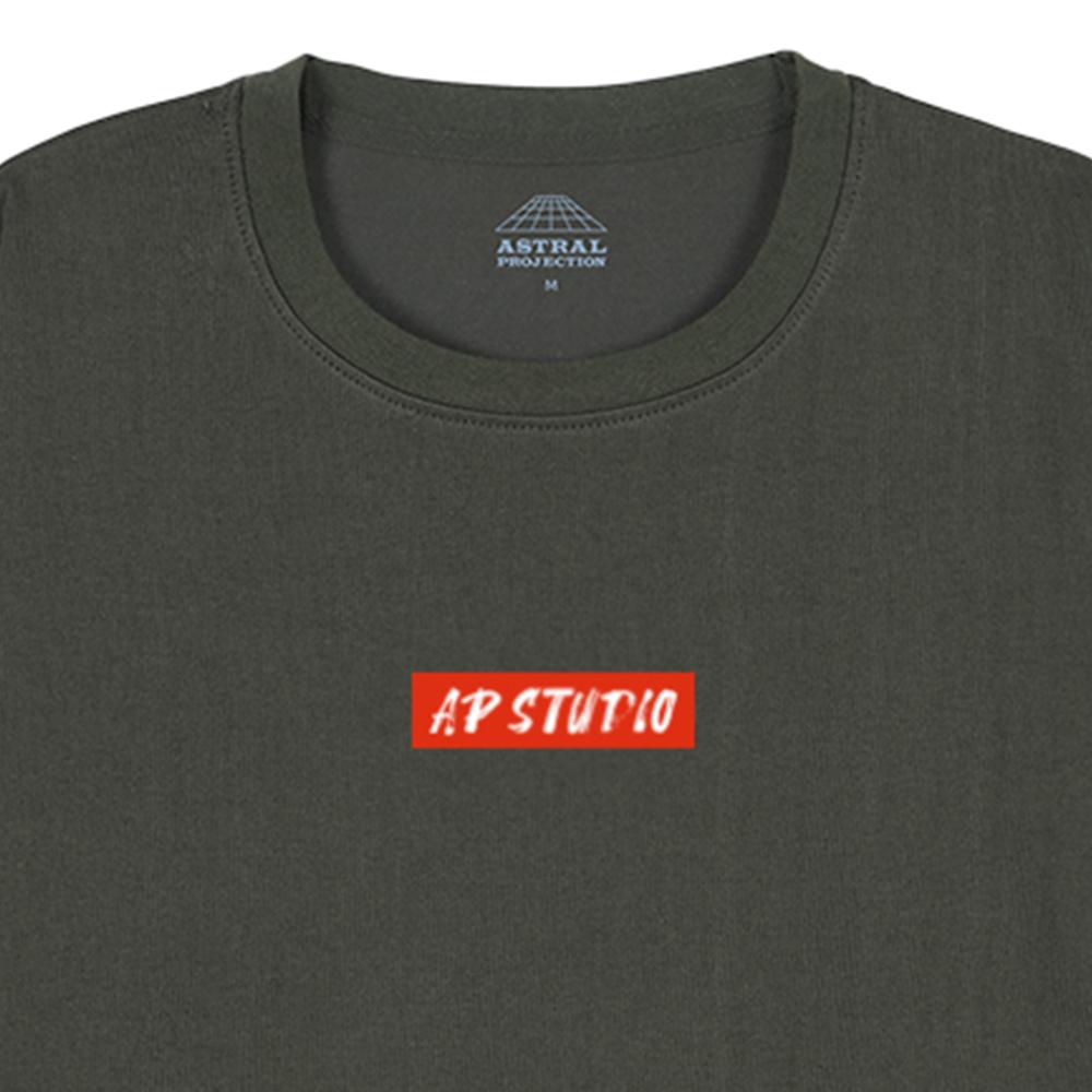 ASTRAL PROJECTION Ap Studio Oversized Long Sleeve T-Shirt_Khaki