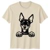 Playful Dog Graphic Tee Dogs Animals Mens T-Shirt Womens Top Unisex Style