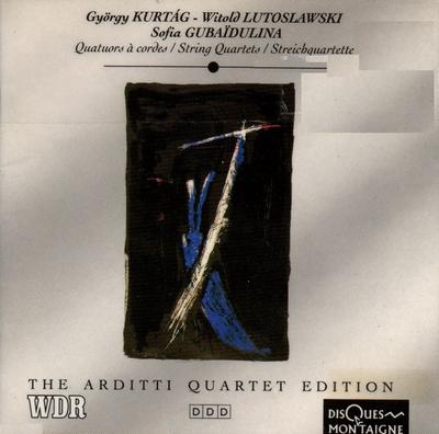 CD GYÖRGY KURTÁG - WITOLD LUTOSLAWSKI  - Streichquartette (Import)  789007 Disques Montaig 1991 France Classical Used