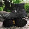 Fashion New Fashion Ankle Boots Handmade Men's High Top Casual Shoes Classic Male Slip on Walking Boots Versatile Comfy Motocross Boots