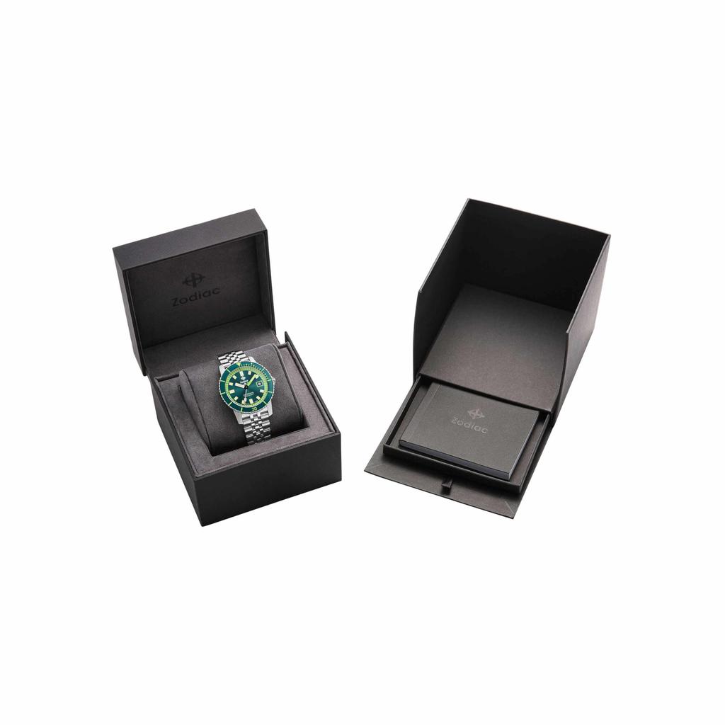 Zodiac Analog Edelstahl Uhr ZO9310 Herren