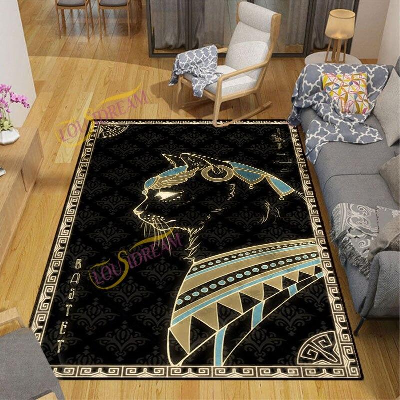 

Стародавній Єгипет килими Прикраса вітальні Фестиваль віри жертвопринесення Спальня Вітальня Ігрова зона килим Дерев яний килимок килим. 40 cm x 60 cm