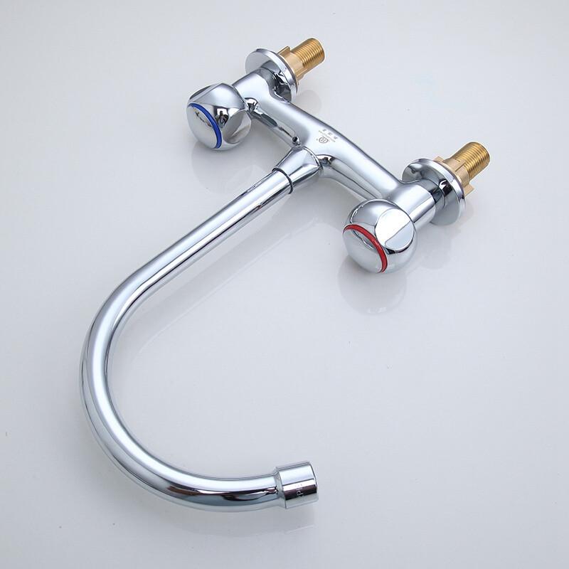 G Xingangquan Old-Style Cold & Hot Double Handle Kitchen Faucet