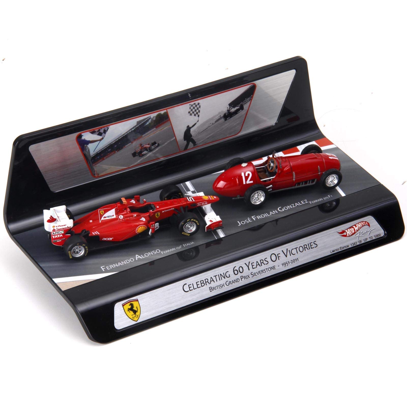 

MATTEL Ferrari 60 ЛЕТ ПОБЕД Готовое изделие 1/43 Набор из 2 машин, красный