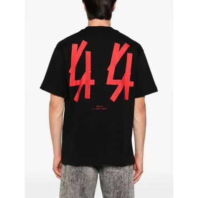 Tricou de bumbac 2024 44 LABEL GROUP pentru bărbați și femei, hip hop, cu litere imprimate, de calitate, de marcă de designer, topuri, streetwear