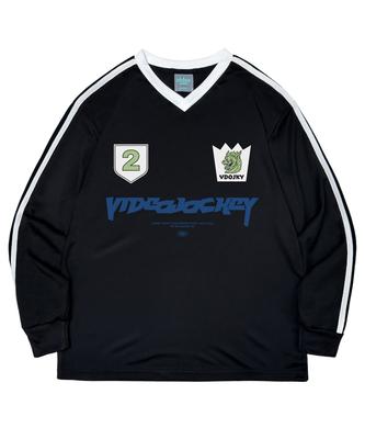 VIDEO JOCKEY Dragon Ls T-Shirt [Black]