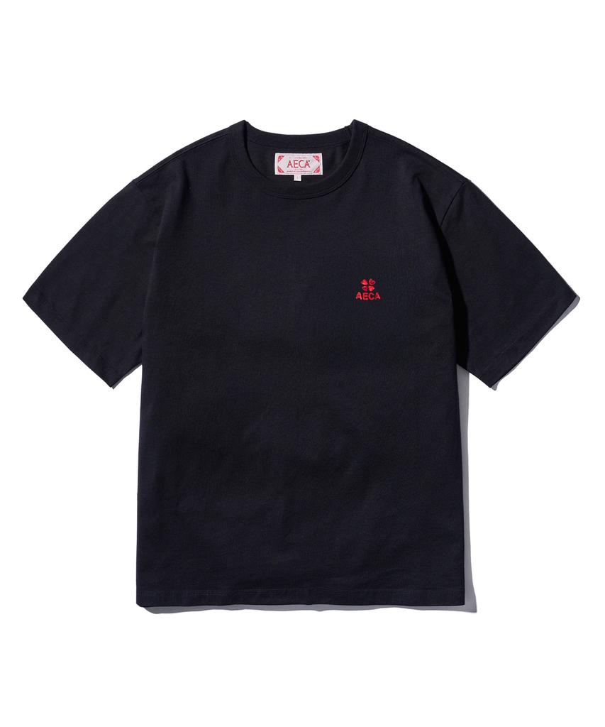 AECA Everyday Aeca Clover Half Sleeve Tee-Black