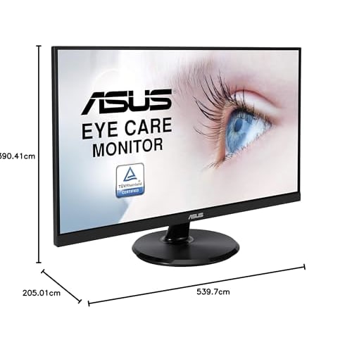 ASUS Monitor Eye Care VA24DCP 23,8 Zoll / Full HD (1920 x 1080) / IPS / USB-C HDMI / 65W Netzteil / 75Hz / Blaulichtreduzierung / Flimmerfrei / V