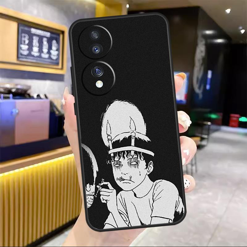 Horror Manga Style For Honor Magic 7 Lite 5 6 8 Pro Case For Honor Win RT X9c X9a X9b X8b X8c 200 400 50 70 90
