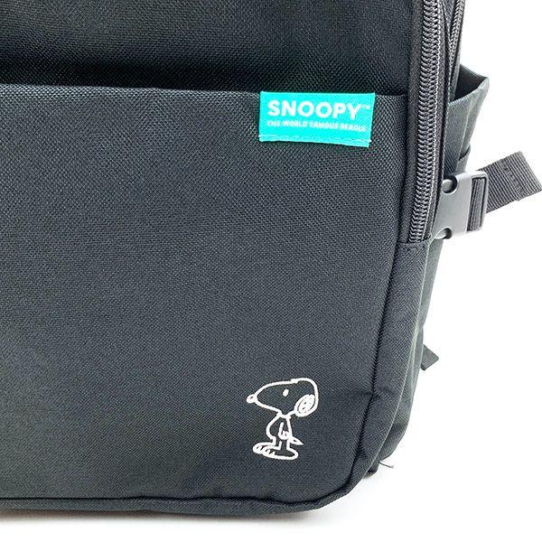 Snoopy Backpack Black Simple 2 Backpack Commuting Bag