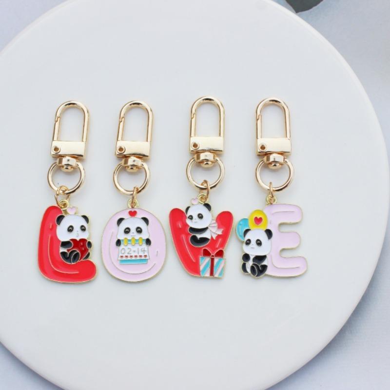 Cartoon Alloy Pendants Keychains Bags Decorative Accessories