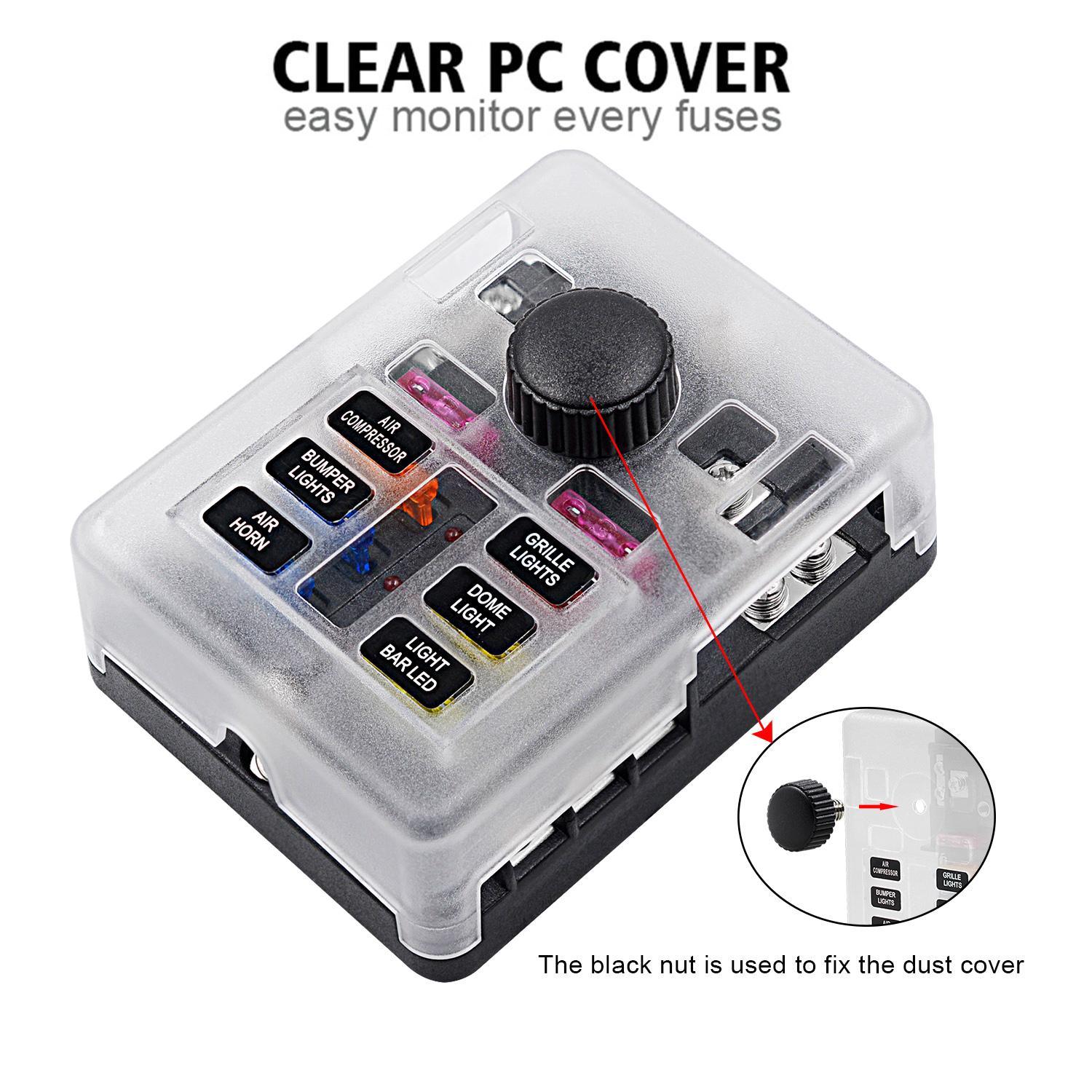 Водонепроницаемый блок предохранителей 12 В — фото 5