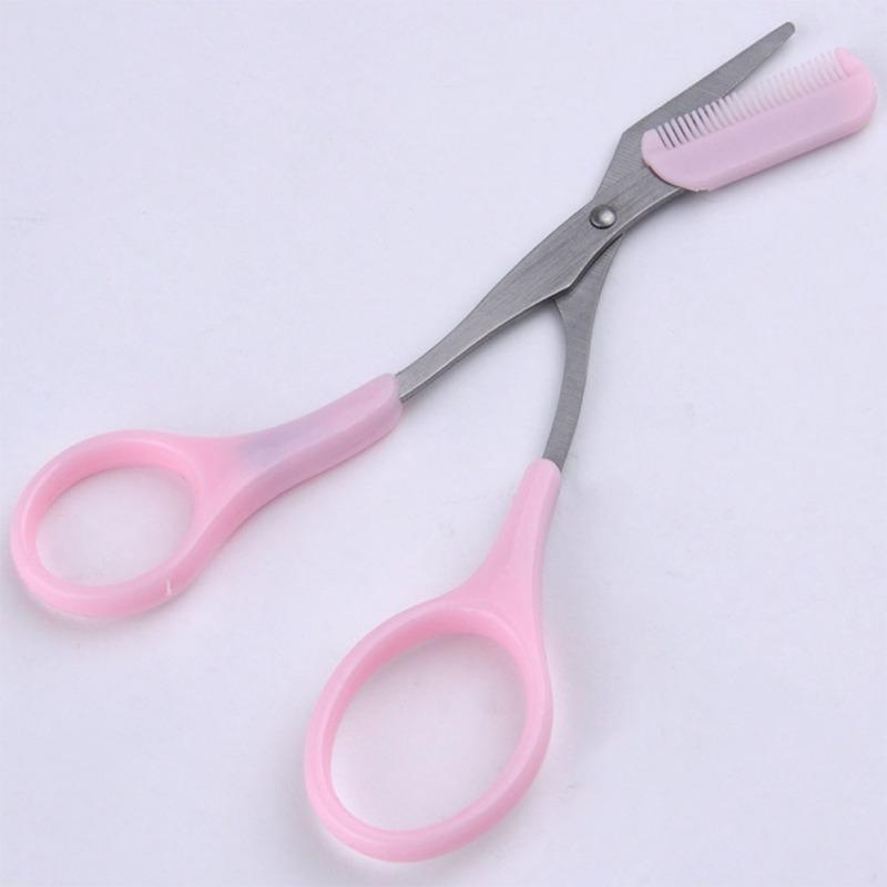 Eyebrow Trimmer Scissors with Comb Women Hair Removal Grooming Shaping Tool