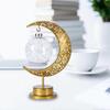 LED iron moon lamp decorative lamp with bracket table lamp spherical type