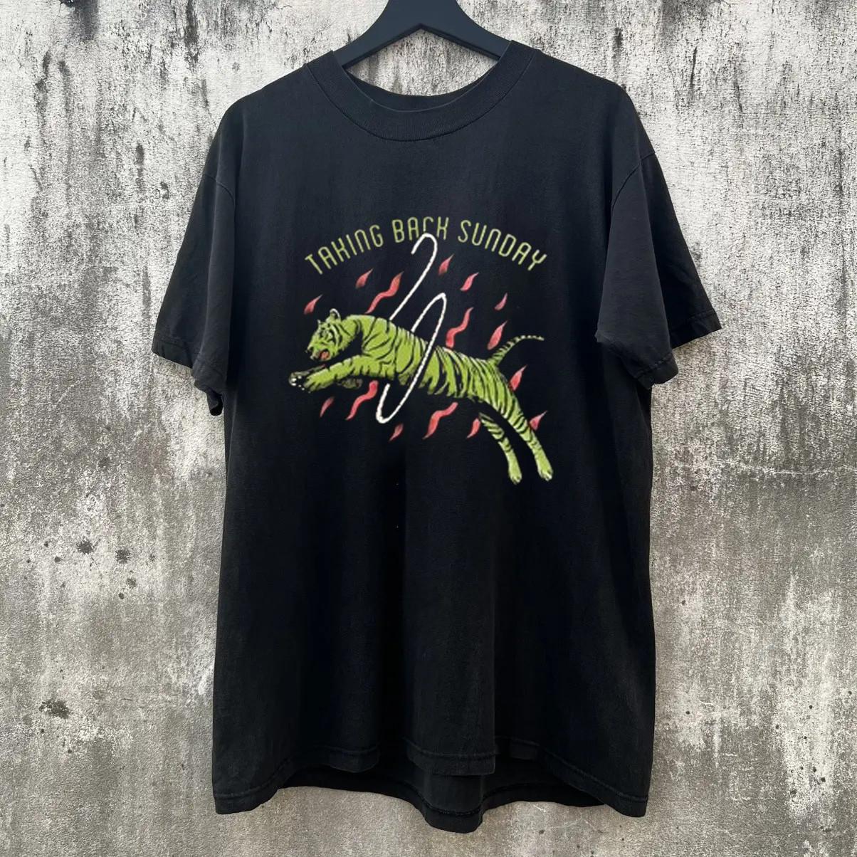 Taking Back Sunday Band Tiger Gift Fans Black Size S-345XL Tee Shirt OB917 XL