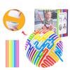 Farberkennung Sensorische Aktivitätsball Montessori Spielzeug Entspannend Stressfarbige Silikonstange Feinmotorik Reise Spielzeug Geschenk Kind Junge