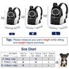 Breathable Mesh Pet Carrier Backpack - Chest Bag Adjustable Strap Safety Leash, for Cats Small Dogs Outdoor Walks