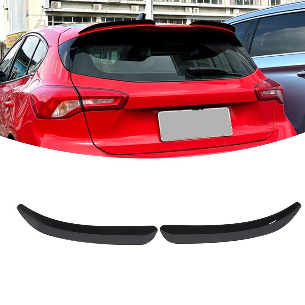Rear Spoiler for Maxton Roof Wing Cover Replacement for MK4 ST‑Line Hatchback 2018 to 2024