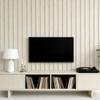 40cm*300cm Imitation Grille Self-adhesive Background Wallpaper Waterproof Stain-resistant Wall Sticker