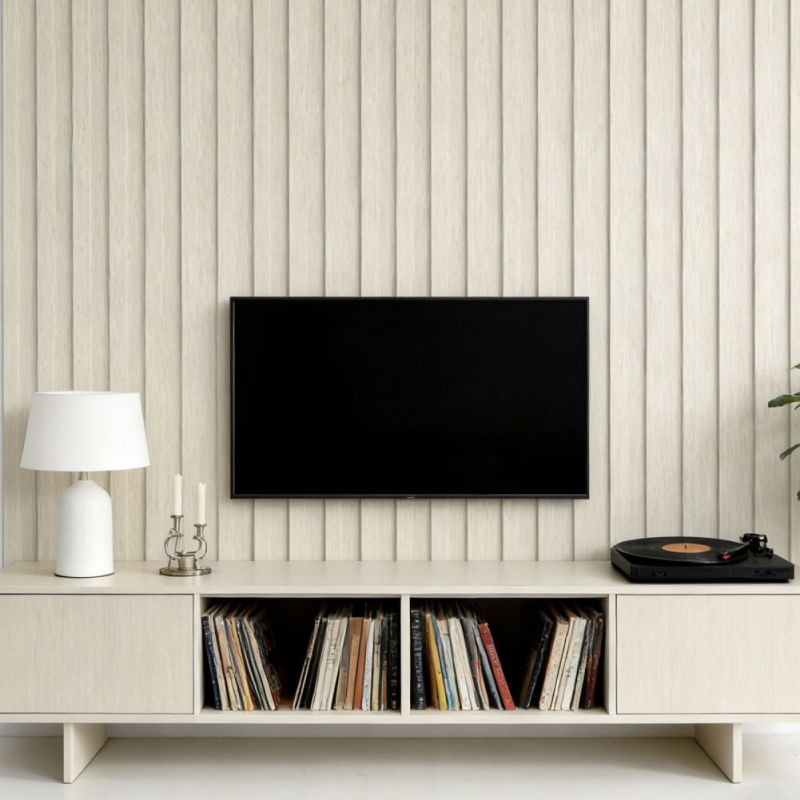 40cm*300cm Imitation Grille Self-adhesive Background Wallpaper Waterproof Stain-resistant Wall Sticker