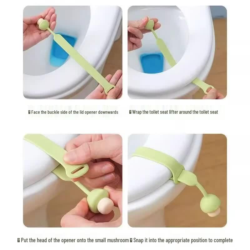Adhesive Toilet Lid Lifter Handle