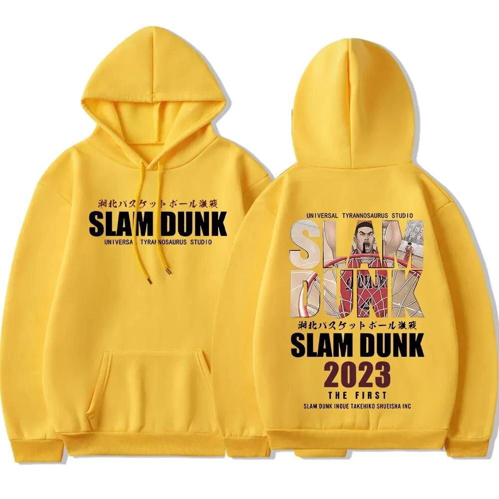 Dámská mikina Unisex Streetwear Běžné oblečení y2k Podzim Zima Unisex Mikiny Japonské Anime Slam Dunk Potisk Pulovr Mikina Unisex