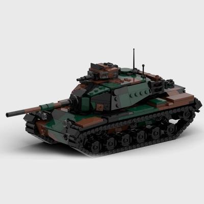 Baustein-kompatibel 165695 M60 Patton Panzer, Rüstungsmodell, Zusammengebautes Puzzle-Set Für Kinder