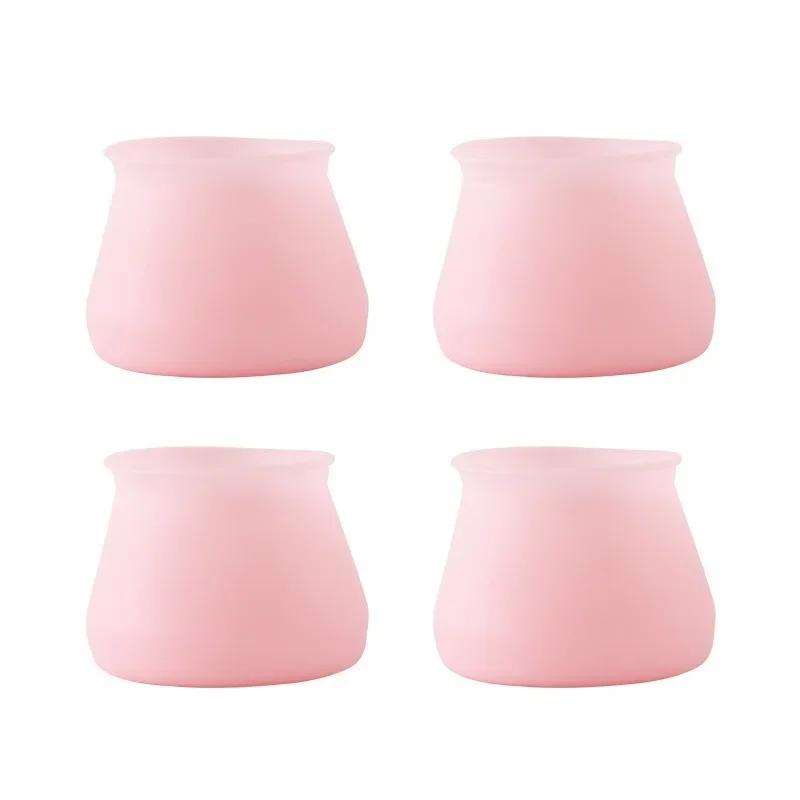 24PCS/set Silicone Table Chair Leg Mat Non-Slip Chair Leg Cap Anti-slip Floor Protectors Furniture Leg Caps Wood Floor Protector
