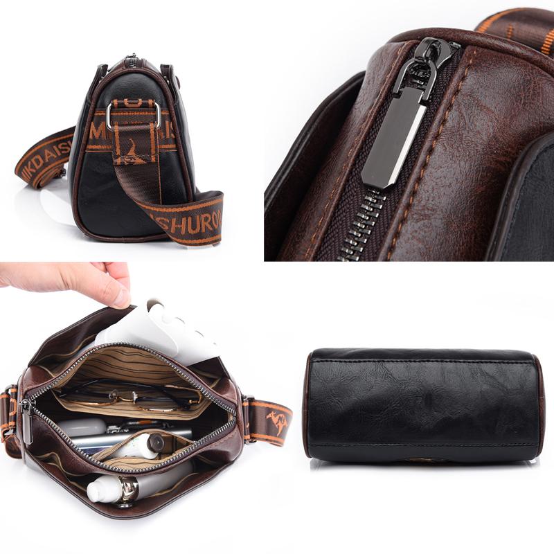 Wysokiej jakości kobiety olejowoskowa skórzana torba listonoszka na ramię torebka Retro kobieca torba typu Crossbody o małej pojemności Lady New Luxury Sac