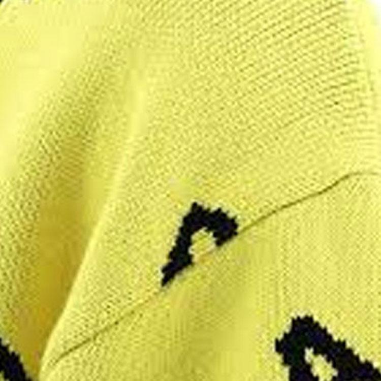 Balenciaga Allover Logo Knit Oversized Crewneck 657401T32007440