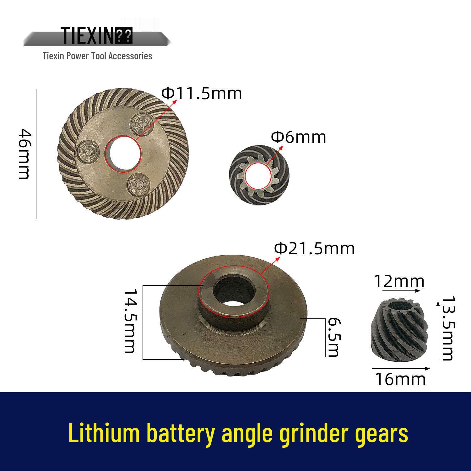 

Item 01907: 9523 Angle Grinder with Lithium Battery and Large Gear, No Groove