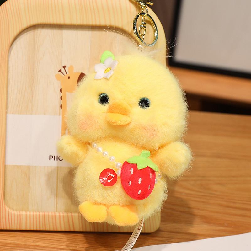 Cute Chick Plush Toy Doll Ultraman Doll Keychain Bag Pendant Pendant For Girls And Boys
