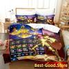 3D Print Anime Saint Seiya Bedding Set Duvet Cover Sheet Printed Bed Set Pillowcase Bed Full Queen King Size Comforter Bedroom