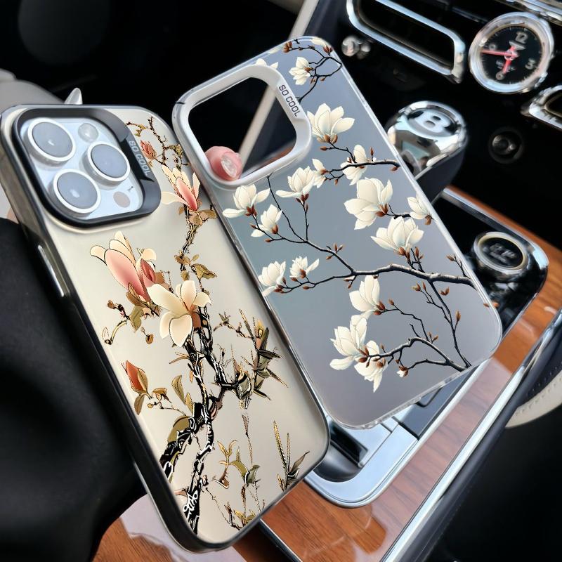 Jolie Coque Fleur de Magnolia Pour Huawei Honor 600 400 200 Magic 7 Lite 5 Pro 70 50 X9D X7D X6D X6C X6B X9B X7B X8A X7A X9A X9 Housse