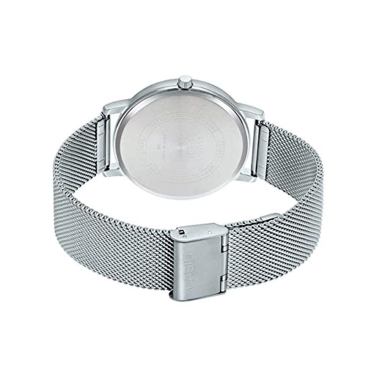 Casio Standard Series 50M Waterproof Quartz Movement Stainless Steel Watch Men Watches Silver MTP-B120M-7AV