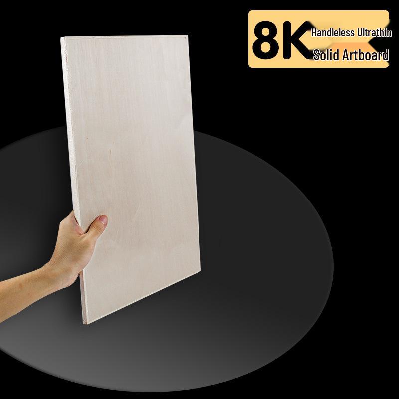 Ultra-thin 4K Basswood Art Drawing Board, Portable 8K Hollow Wooden Sketch Pad for Beginners