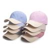 Summer New Sun Hat Children Color Splicing Striped Baseball Cap Soft Top Cap Women