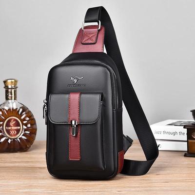 Bolsa Transversal Peitoral Masculina - Mochila Pequena Casual para Negócios e Passeios