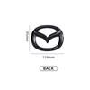Car Front Grille Badge Trunk Emblem For Mazda 3 Axela Atenza 17-20 Carbon fiber Head Rear Body Decal Accessories FF29