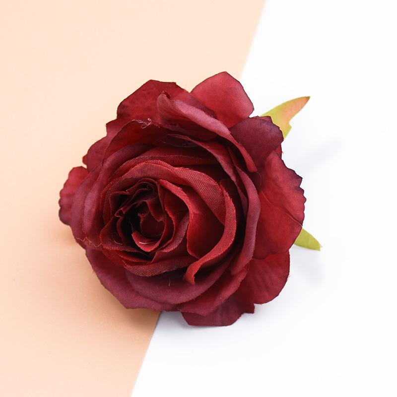 10/20 Stück Künstliche Blumen Seidenrosen Wand Scrapbooking Kränze DIY Geschenke Süßigkeitenbox Haus Zimmer Hochzeit Außen Dekoration Handarbeit