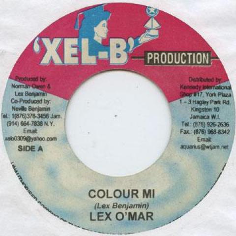 

7-дюймовая пластинка MR LEXX (ЛЕКСУС) - Цвет Mi Xel B 2003 Ямайский Регги, Ска и Даб