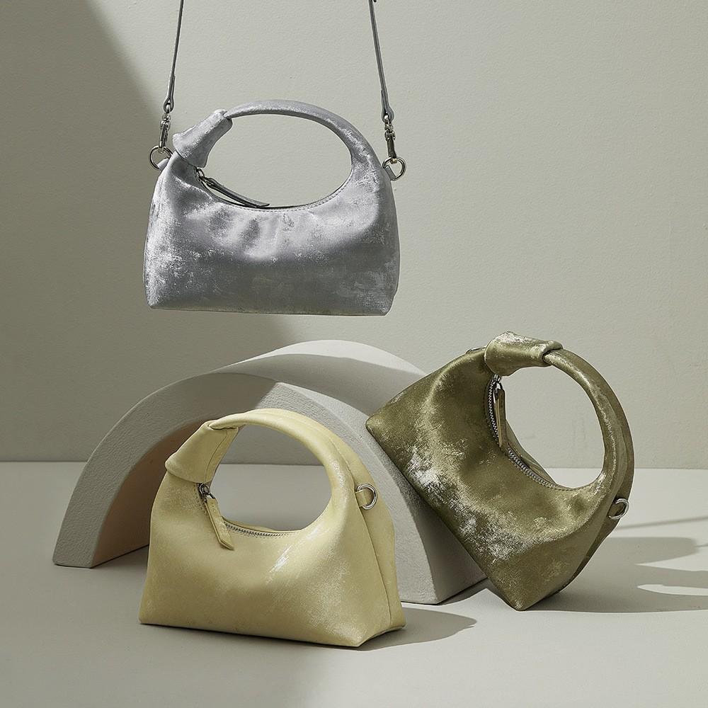 

Сумка-пельмень в простом стиле, женская кожаная сумка, модная трендовая сумка-мессенджер, сумка-кроссбоди для поездок на работу